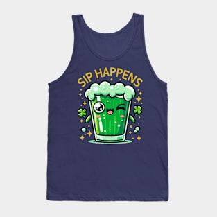 Lucky Brew Smile - St. Paddy's Day Beer Mug Tank Top